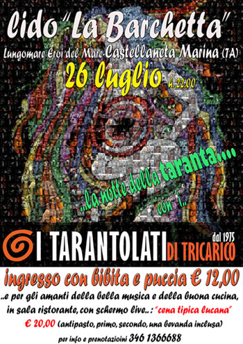 La taranta a Castellaneta Marina, World Music