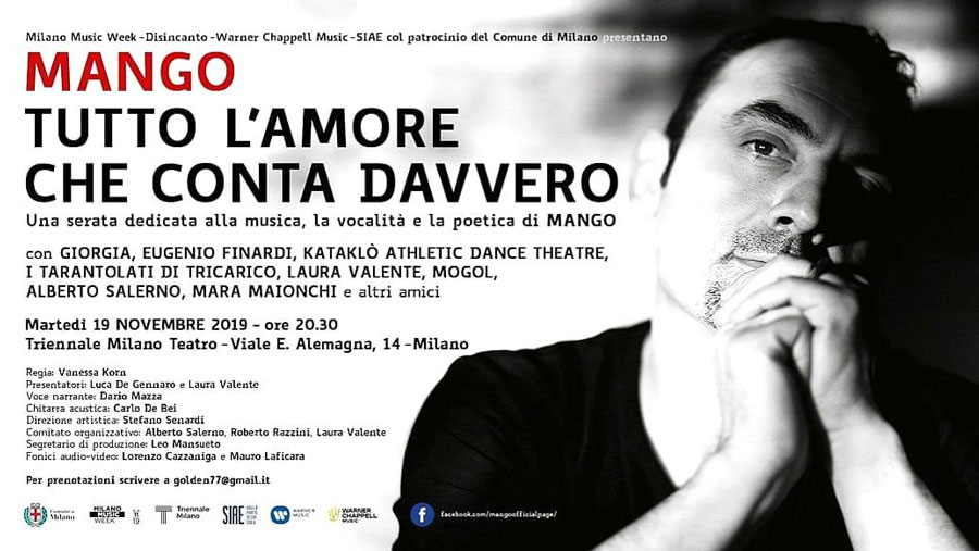 mango tutto l'amore che conta davvero, Folk music, Taranta
