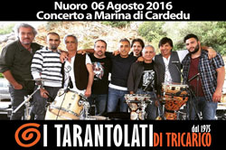 I Tarantolati di Tricarico in concerto in Sardegna - Marina di Cardedu‬ - Nuoro